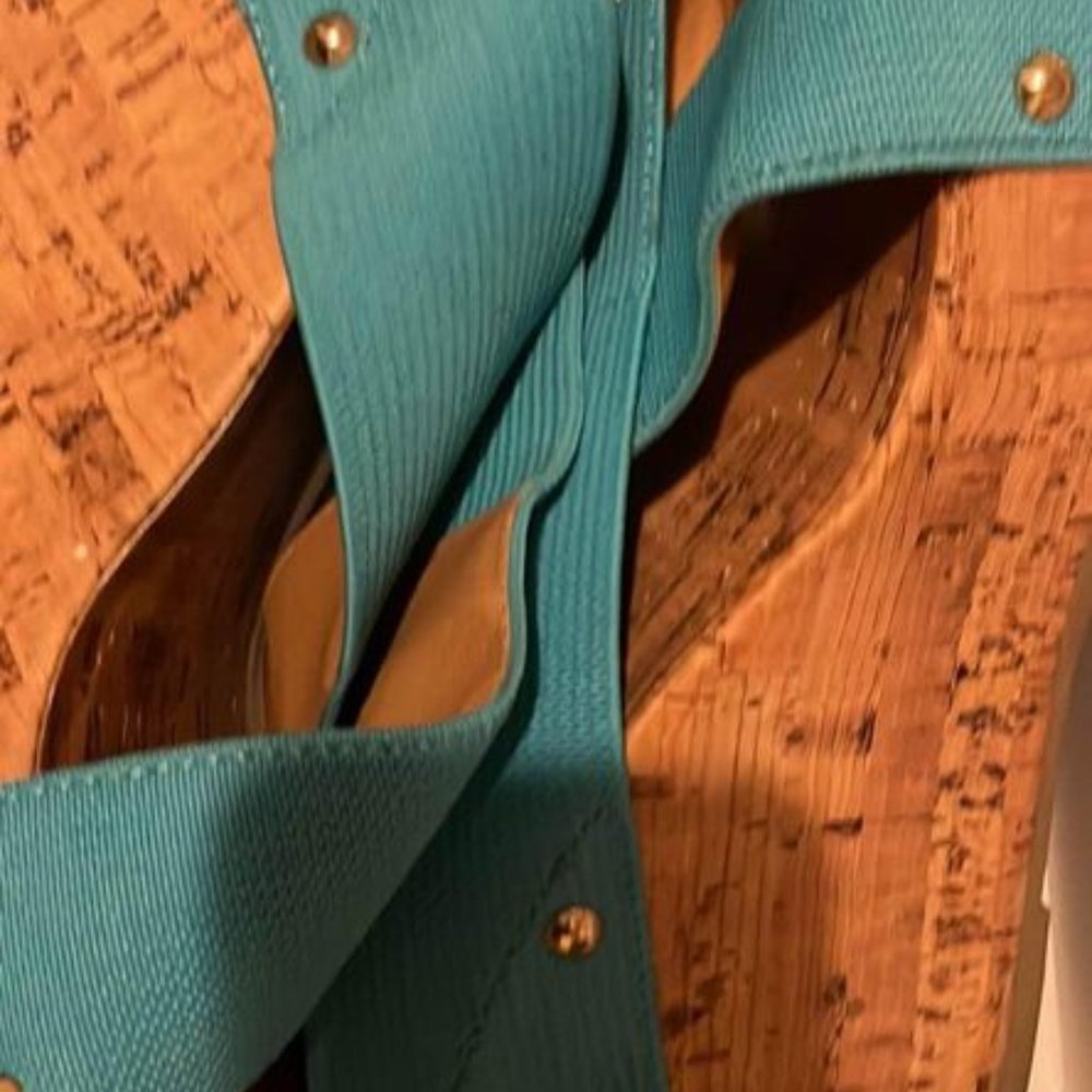 Cork Wedge Heel Sandal